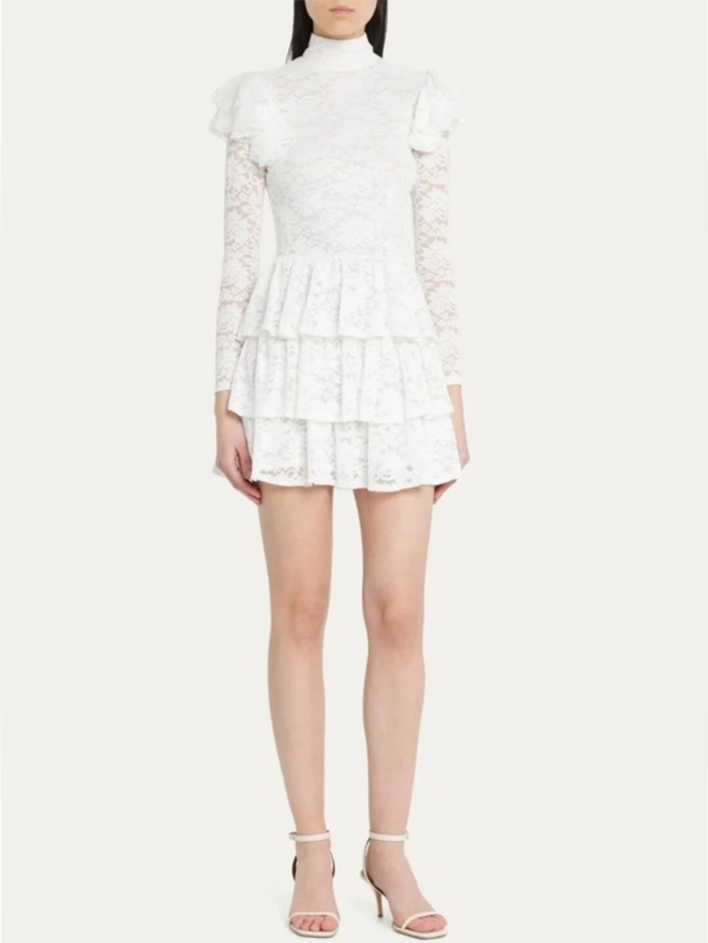 Caroline Constas Emily Tiered Ruffle Dress